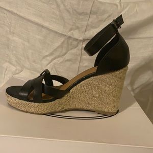 BRAND NEW!!! Black Wedge Heel